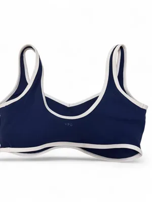 Abercrombie YPB studio flex navy contrast sports bra thumbnail 5