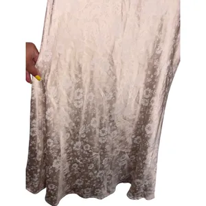 Princess‎ Polly Salvin Strapless Maxi Dress Champagne Floral Jacquard US 6 thumbnail 7