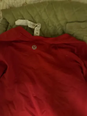 Dark Red Lululemon Swiftly Tech Long Sleeve long  thumbnail 4