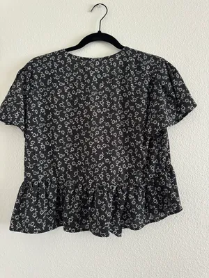 Tie In Front Shirt Multi Size M thumbnail 3