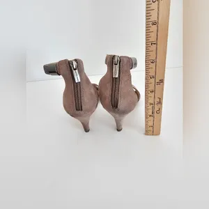 Vince Camuto Suede Rhinestone Ankle Strap Sandals – Taupe – Size 8 thumbnail 7