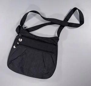 Travelon Anti-Theft Expandable Crossbody Bag Black Nylon Multi-Pocket Travel Bag thumbnail 1