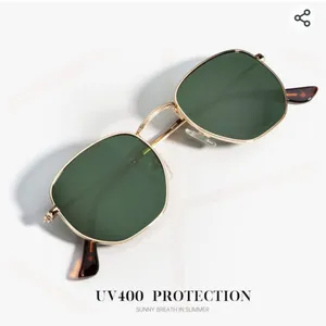 Sunglasses 3 in package like listed . Trendy metal frame hexagon uv prot… thumbnail 3