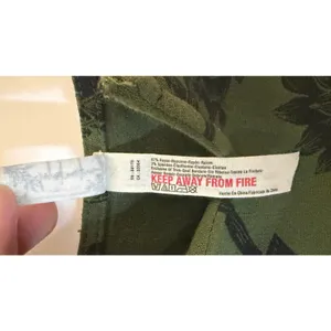 Intimately Free People Pippa Printed V-Wire Bodysuit in Army Combo sz. L thumbnail 8