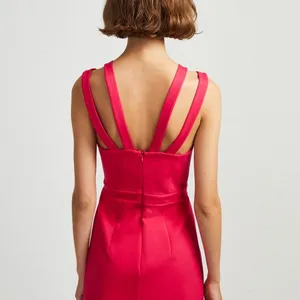 French Connection Whisper Lula Double Strap Dress thumbnail 5