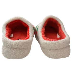 Kensie Sherpa Memory Foam Strawberry Print Slip On Slippers Women’s Size 8 thumbnail 5