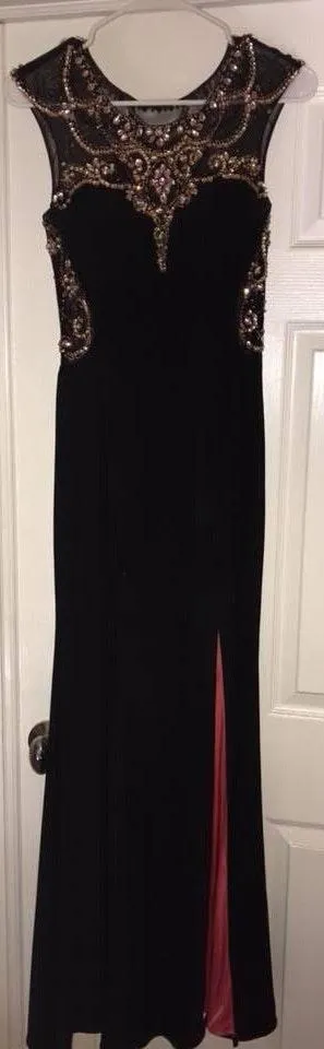 Macy's Black formal/prom dress thumbnail 5