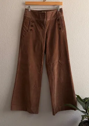 London Jeans Women Pants 2 Marisa Fit Bootcut brown Low Rise Tan Retro thumbnail 1