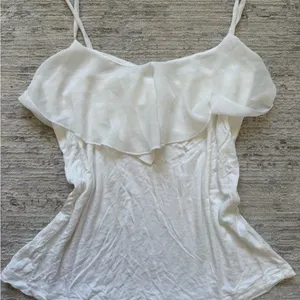 Papaya White Ruffle Camisole (Size Small) thumbnail 4