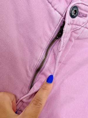 Anthropologie Pilcro Slouchy Chino Wide Leg Pants Lilac High Rise Y2K Preppy Coastal Size 28 thumbnail 6