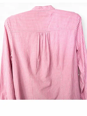 L.L. Bean Women’s Pin Tuck Pleated Long Sleeve Poplin Top Blouse Size S Regular thumbnail 13