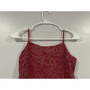 Jump Apparel Red Y2K Lurex Mini Dress 5/6 thumbnail 3