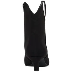 INC International Concepts Womens Secia Western Booties Black Microsuede 10M thumbnail 11