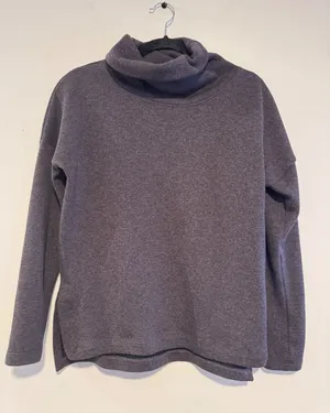 Arcteryx Laina Cowl Neck Pullover Sweater Charcoal Grey Womens Size Small thumbnail 1