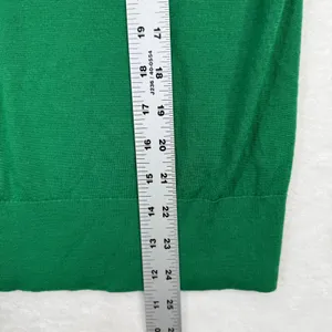 Trina Turk Womens Green‎ 100% Merino Wool Heart Graphic Pullover Sweater Small thumbnail 5