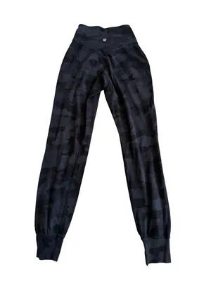 LULULEMON Gray Camo Jogger Active Pants Size 00 thumbnail 2