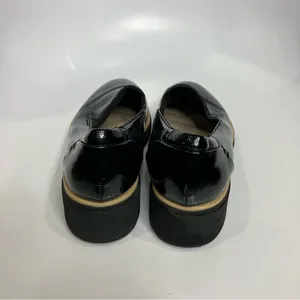 Clarks Sharon Dolly wedge Loafers black womens size‎ 7.5 business casual thumbnail 4