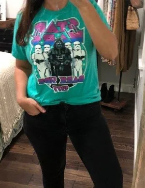 fifth sun Star Wars the dark side 1977 T-shirt thumbnail 1
