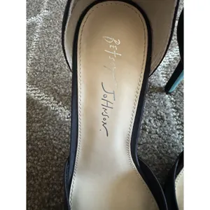 Betsey Johnson SB Ellah Pearl Crystal Embellished Mesh High Heels Pointed Toe 8 thumbnail 9
