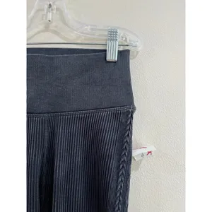 Offline by Aerie Big Chill Seamless Cable‎ Knit Ribbed LeggingTrue Black Sz XS thumbnail 4