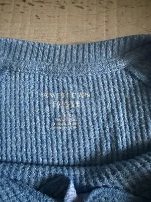 Blue Long Sleeve American Eagle Top thumbnail 3