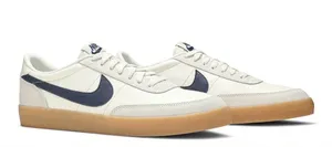 Nike Killshot 2 sneakers featuring a distinct gum rubber sole and navy swoosh 9 thumbnail 1