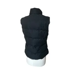 Vintage Y2K Eddie Bauer Down Navy Blue Puffer Vest Women's sz M Cozy Gorpcore thumbnail 5