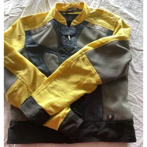 BMW Air Flow 2 Women's Size 8R Motorcycle Jacket Padding Armor Yellow RARE thumbnail 1