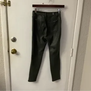 7 For All Mankind Metallic Coated High Rise Skinny Jean 28 Goth Punk Rocker Rave thumbnail 4