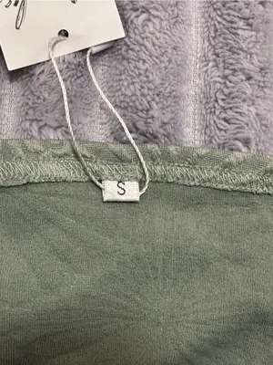 NILOINE Sage Green Textured Tank Top — Sizes S thumbnail 5