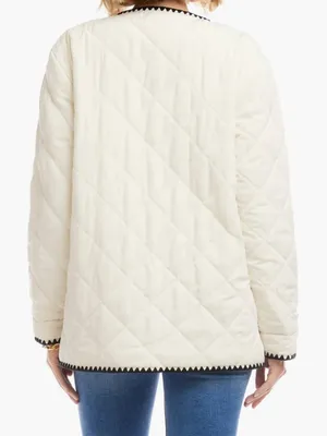 Karen Kane Edge Stitch Quilted Jacket thumbnail 3