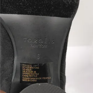 Torgeis Womens Knee High Boots Sz 6 Black Chunky Heel Coastal Cowgirl Whimsigoth thumbnail 8
