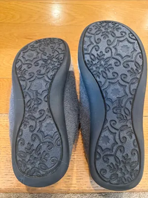 L.L.Bean Daybreak scuff motif2 slipper size 9, Gray thumbnail 6