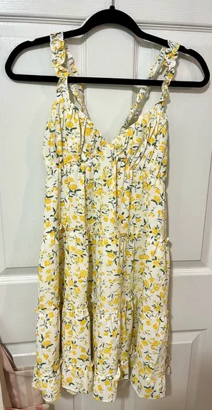 Endless Rose Floral Ruffle mini dress thumbnail 1
