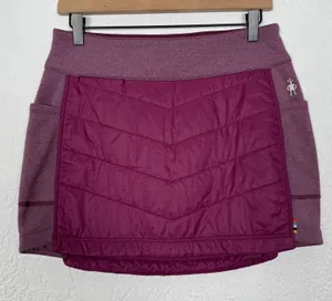 Smartwool Women's Smartloft Puffer Skirt Merino Wool Purple Size Small thumbnail 1