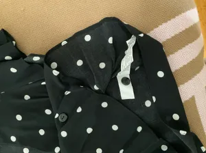 Polka Dot V-Neck Blouse thumbnail 3