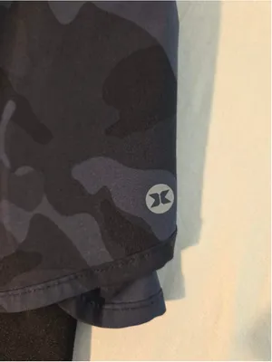 RBX Women’s 2-in-1 Layered Running Shorts Camo Compression Liner Size L W-187 thumbnail 3