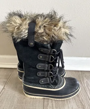 Sorel Joan of Arc‎ Black Waterproof Winter Snow Boots NL2429-010 Womens 6 thumbnail 1