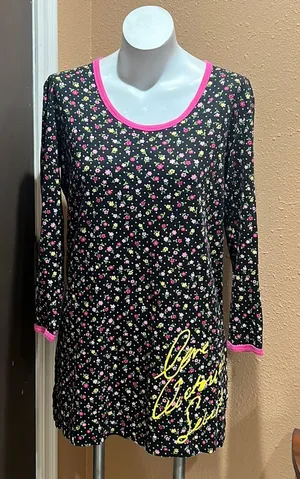 Pink Victoria’s Secret pajama dress thumbnail 1