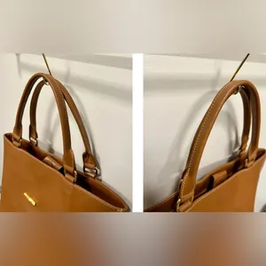 Longchamp Small Leather Tote | Brown thumbnail 10