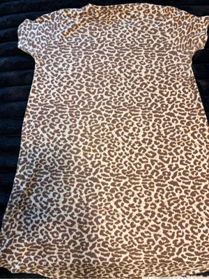 Cotton On Leopard Print Short Sleeve Dress - Brown & Cream thumbnail 5