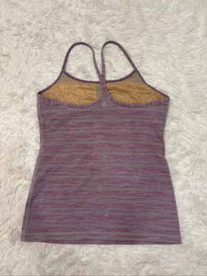 Lululemon power y muted muave stripe galore thumbnail 2