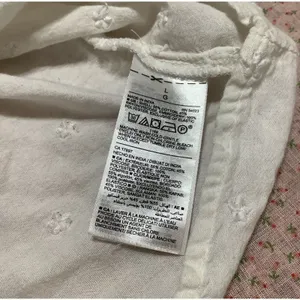 Old Navy White Tiered Eyelet Lace Summer Fairycore Ruffle Milkmaid Blouse‎ L thumbnail 5
