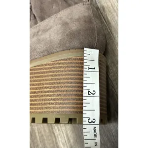 NEW Altar’d State Faux Suede Over The Knee Boots Taupe Chunky Lug Sole Size 8.5M thumbnail 12