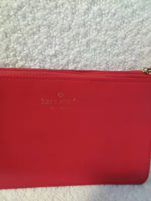 Kate Spade Red Leather Wristlet thumbnail 4