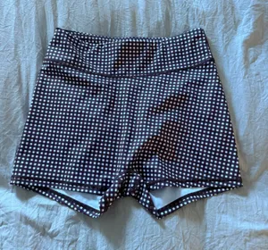Gingham Biker Shorts Brown Size M thumbnail 1