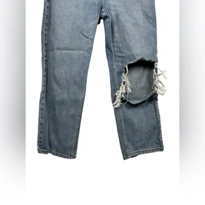 Abercrombie Curve Love Ankle Straight‎ Ultra High Rise Distressed Jeans 29 8R thumbnail 8