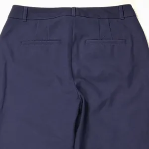WHBM Dress Pants Womens 4L 4T Tall Ines Slim Bootcut Comfort Stretch Navy Blue thumbnail 7
