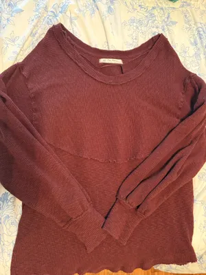 Free People Sweater Oversized thumbnail 1