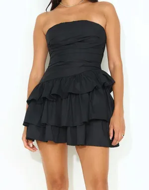 Hello Molly ATTENTION SNATCH MINI DRESS BLACK thumbnail 1
